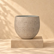 Dekorativ potte Orb Grey Washed Ø32 x H28 cm