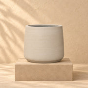 Dekorativ potte Patt Beige Washed Ø56 x H47 cm
