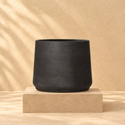 Pot décoratif Patt Black Washed Ø45 x H38 cm
