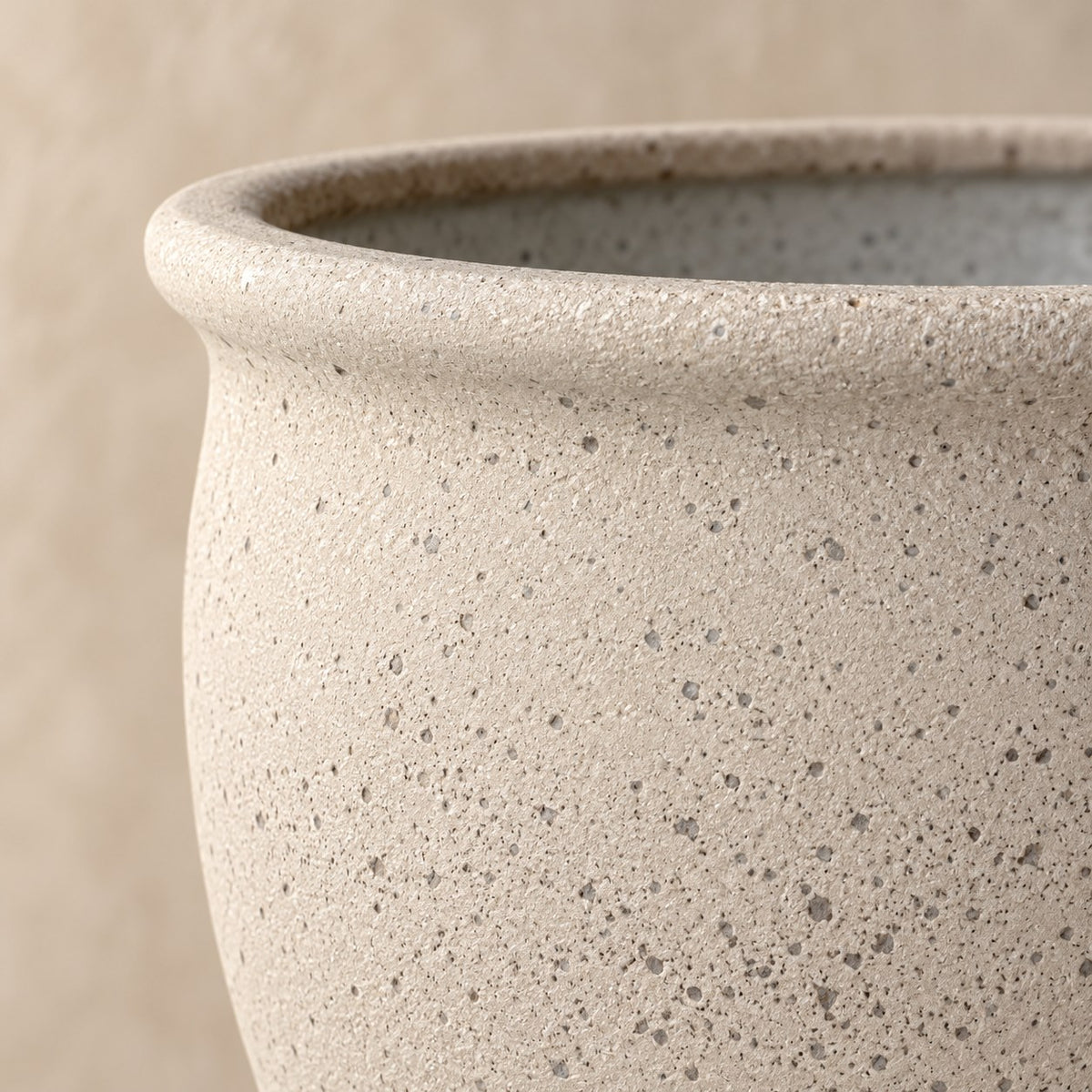 Pot décoratif Poséidon Ø52 x H47 cm, détail de la surface