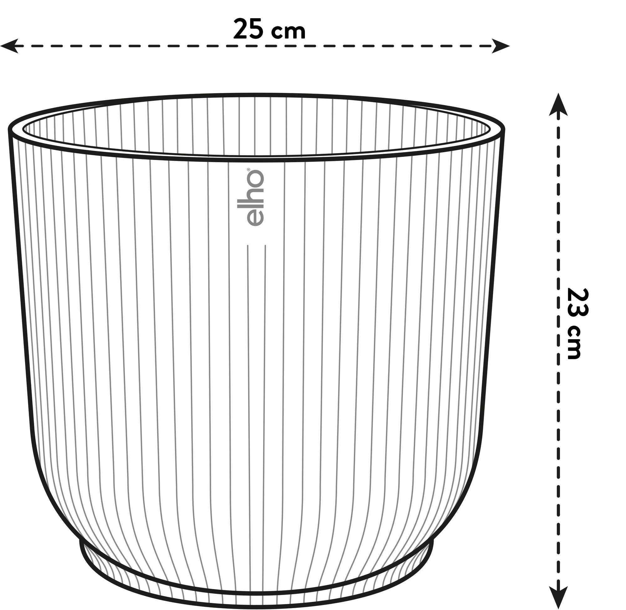 Sierpot elho Vibes Fold Round roze Ø25 x H23 cm