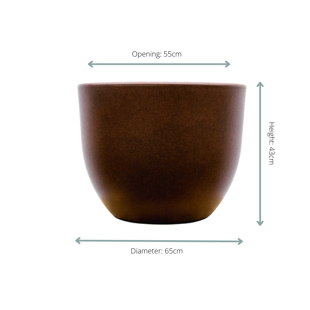 Sierpot Eggy Bronzé Ø65 x H43 cm