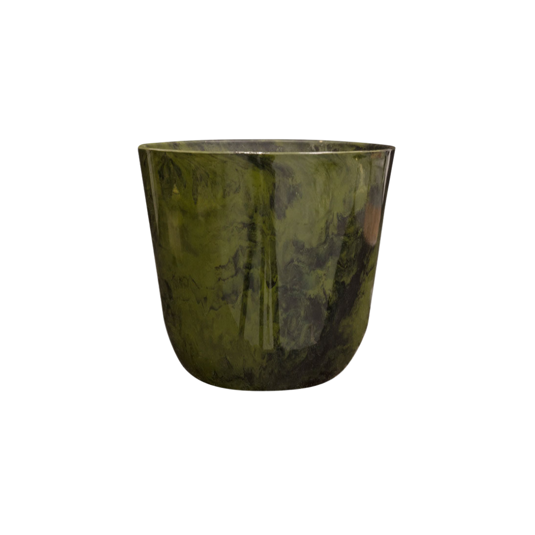 Sierpot Palermo marble groen Ø30 x H28 cm