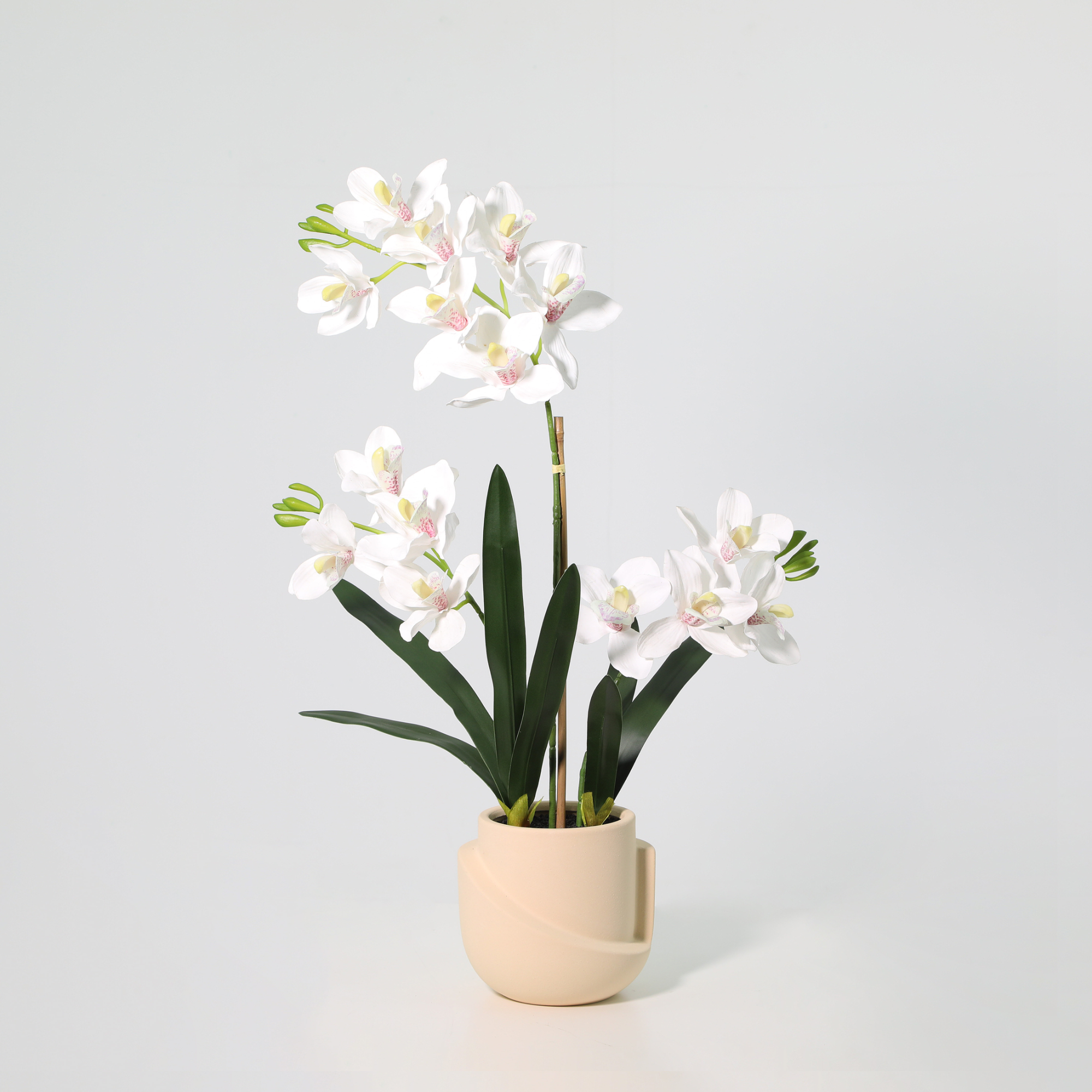 Kunstplant Phalaenopsis Orchidee inclusief pot 71cm - ø17