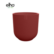 Pot décoratif Elho Jazz Round rouge toscan Ø23 x H21 cm