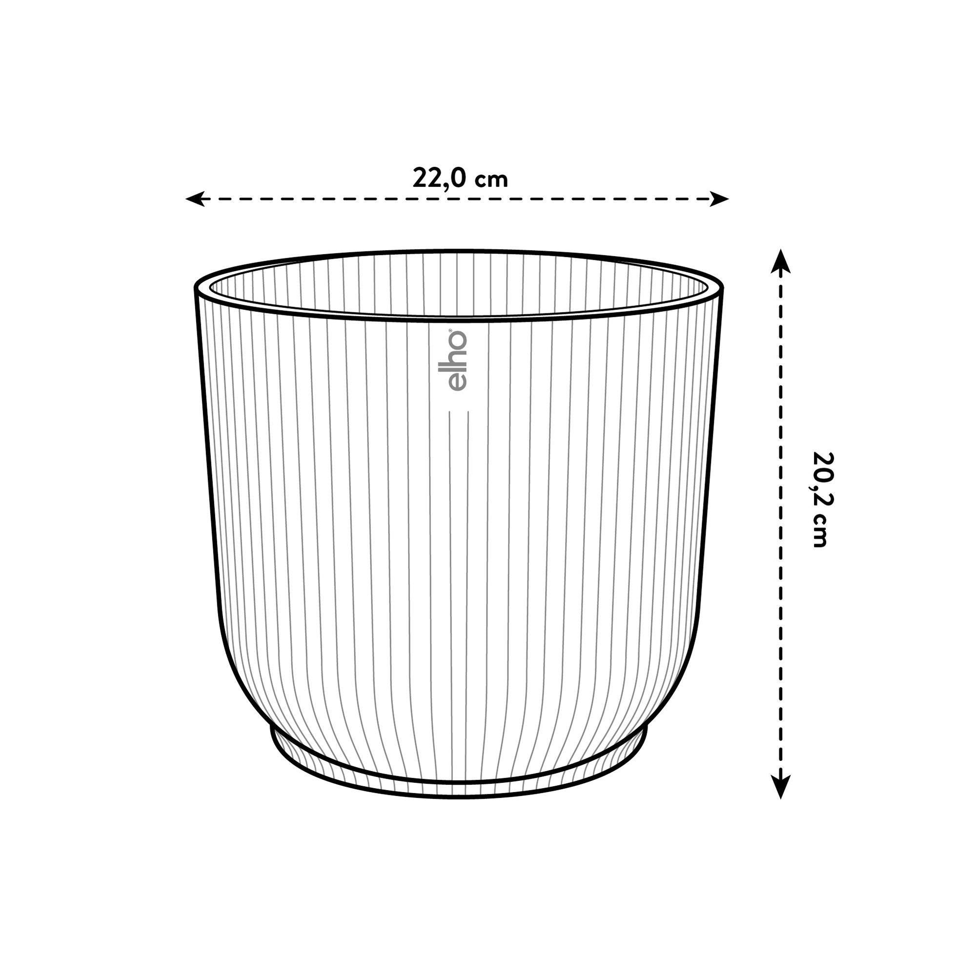 Sierpot elho Vibes Fold Round roze Ø22 x H20 cm