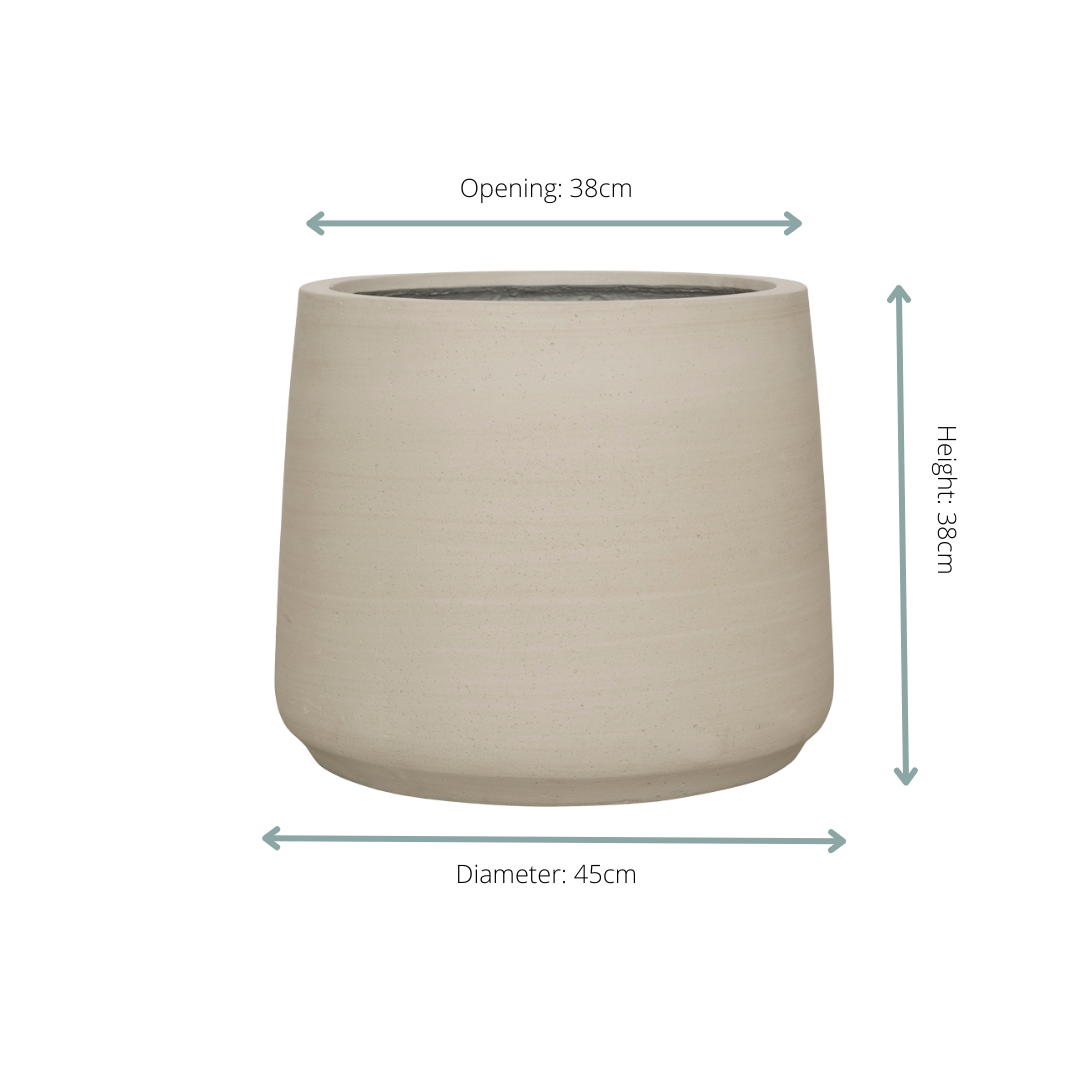Sierpot Patt Beige Washed Ø45 x H38 cm