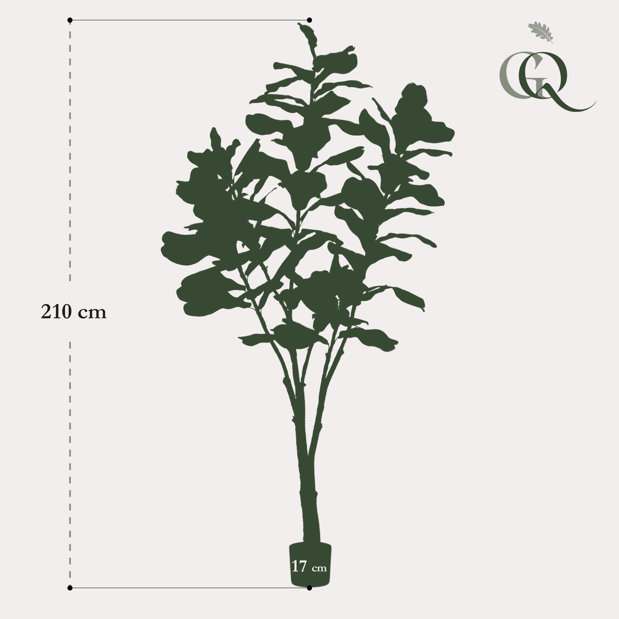 Kunstplant Ficus lyrata 210 cm