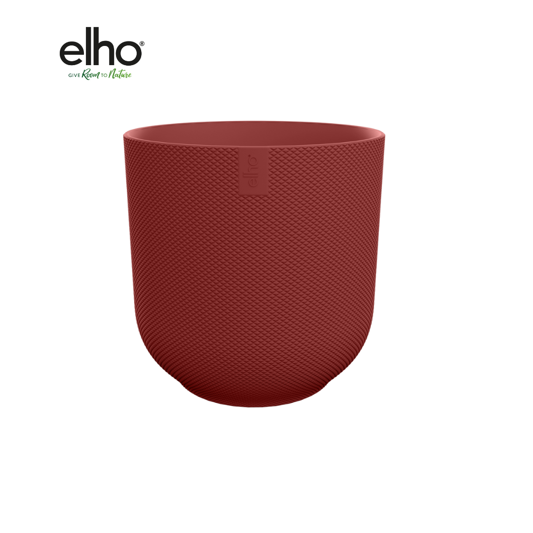 Sierpot Elho Jazz Round tuscan red Ø14 x H13 cm