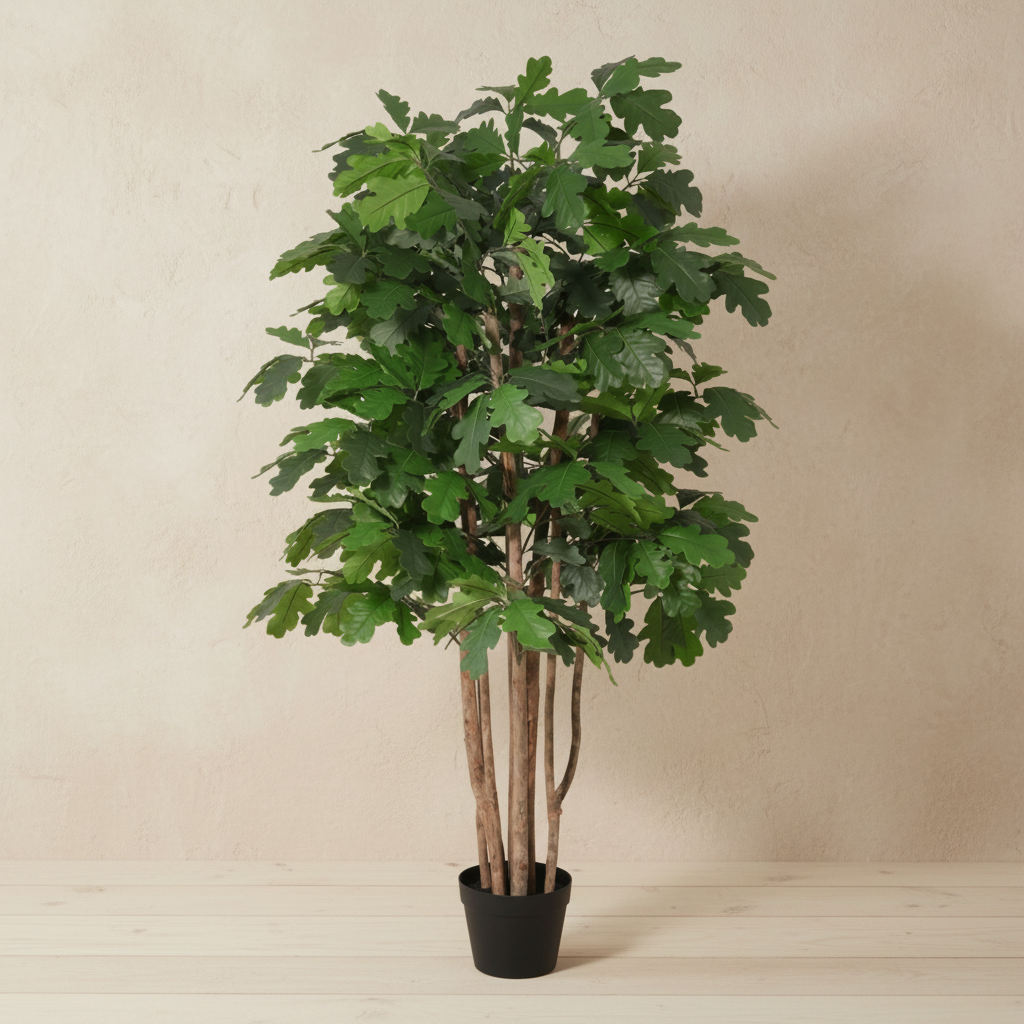 Kunstpflanze Eichenbaum 140cm - ø18
