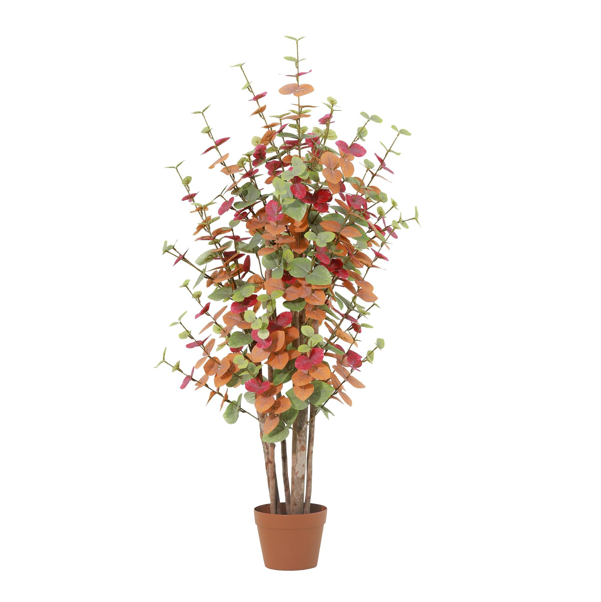 Kunstpflanze Eukalyptus farbig 120cm - ø18