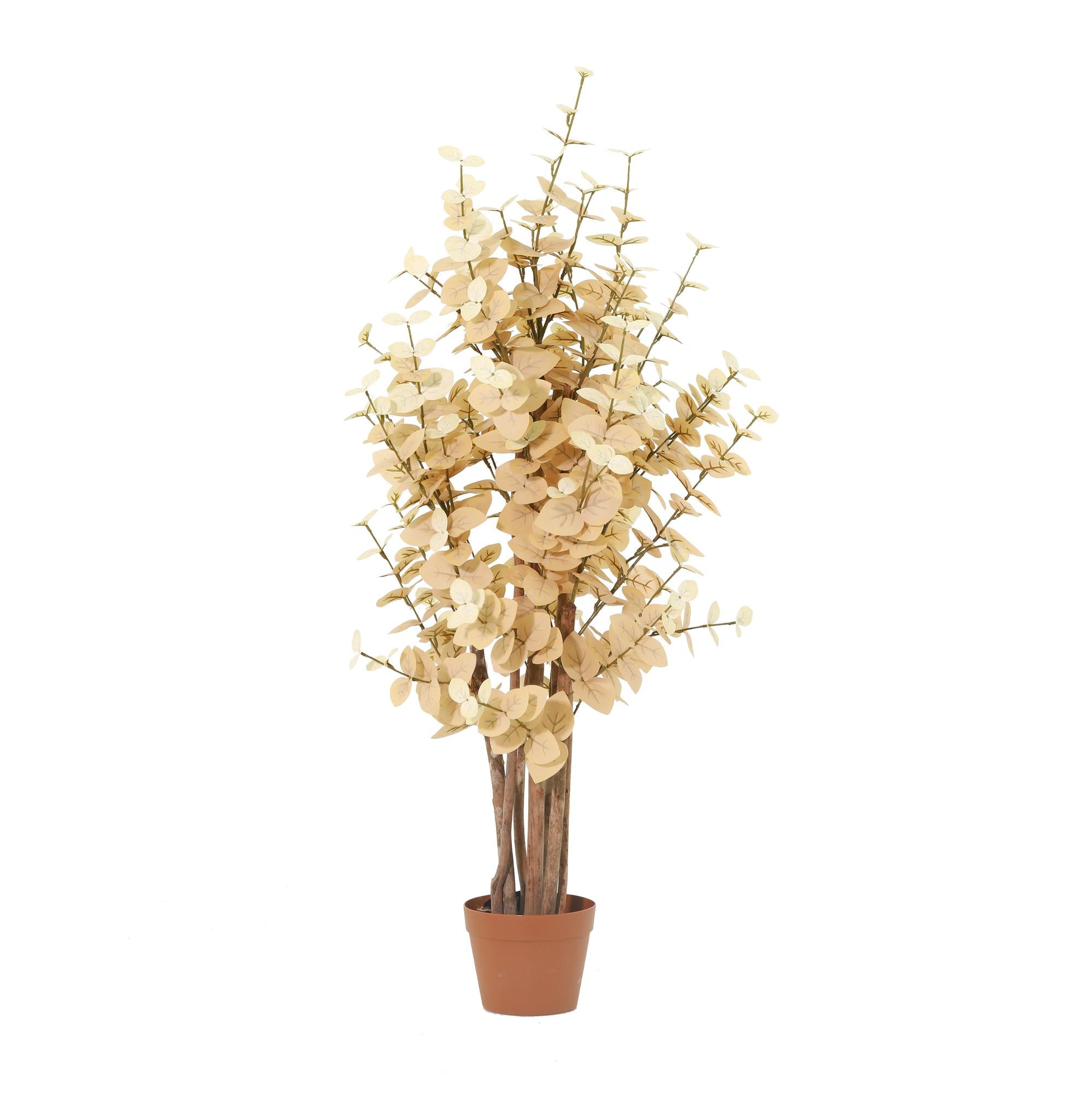 Kunstpflanze Eukalyptus gelb 125cm - ø18