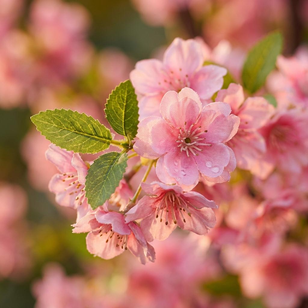 Roze kunstplant Prunus kersenbloesem 175 cm als sfeervolle interieurdecoratie