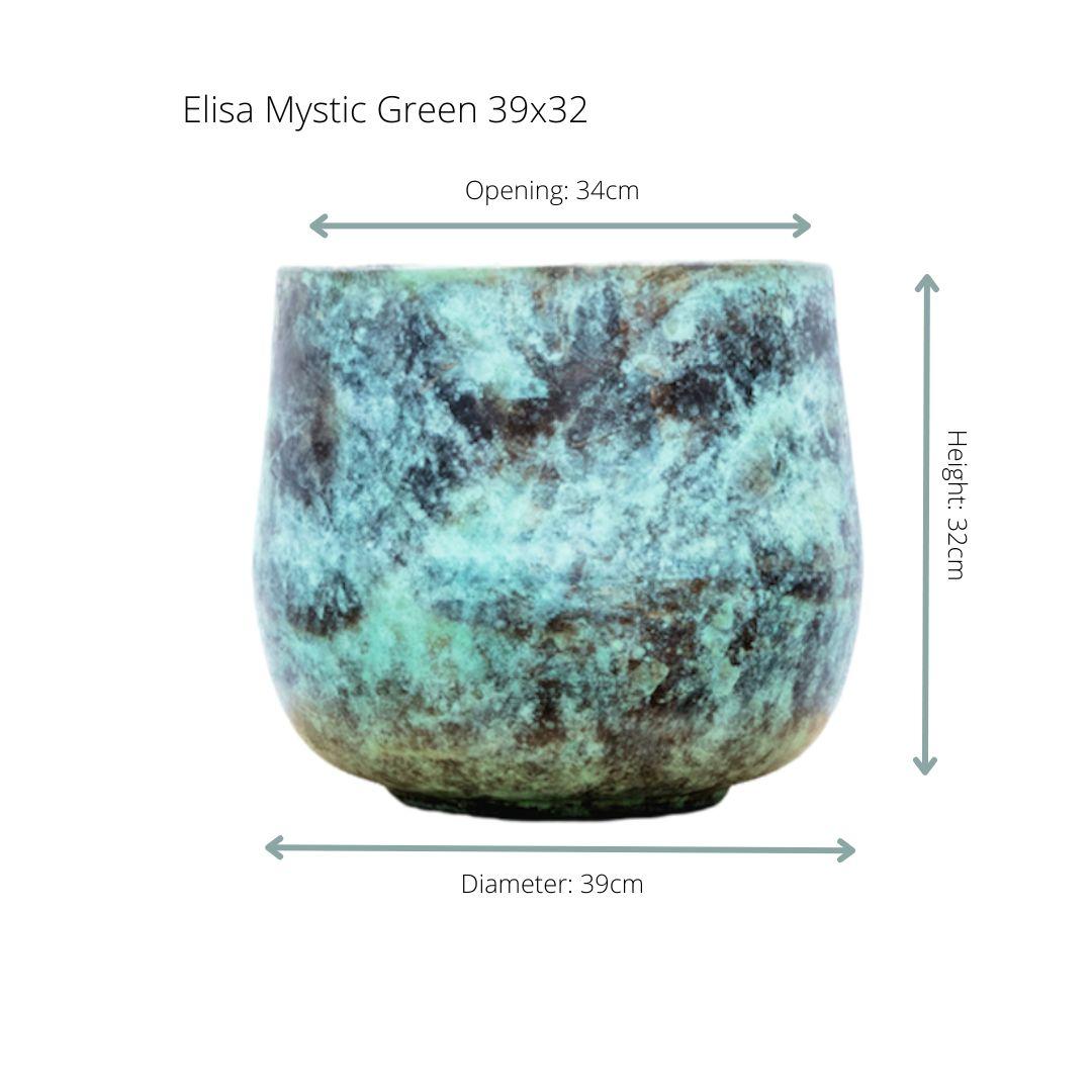 Sierpot Elisa Mystic Green Ø39 x H32 cm