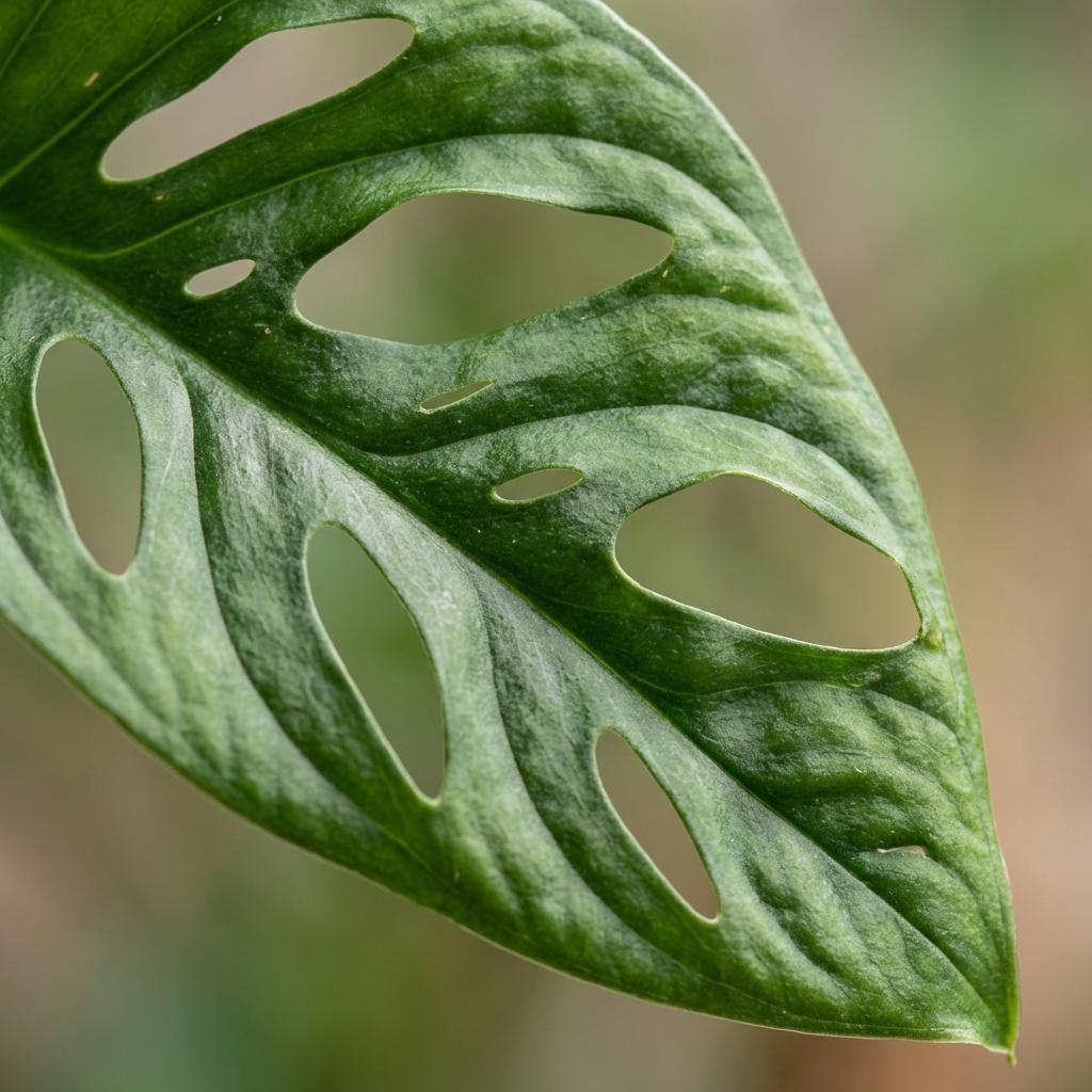 Grøn boutiQ Stueplante Monkey Mask Monstera Andansonii Moss Stick Grøn Lav vedligeholdelse 1 Plantepotte Højde 90cm - ø19