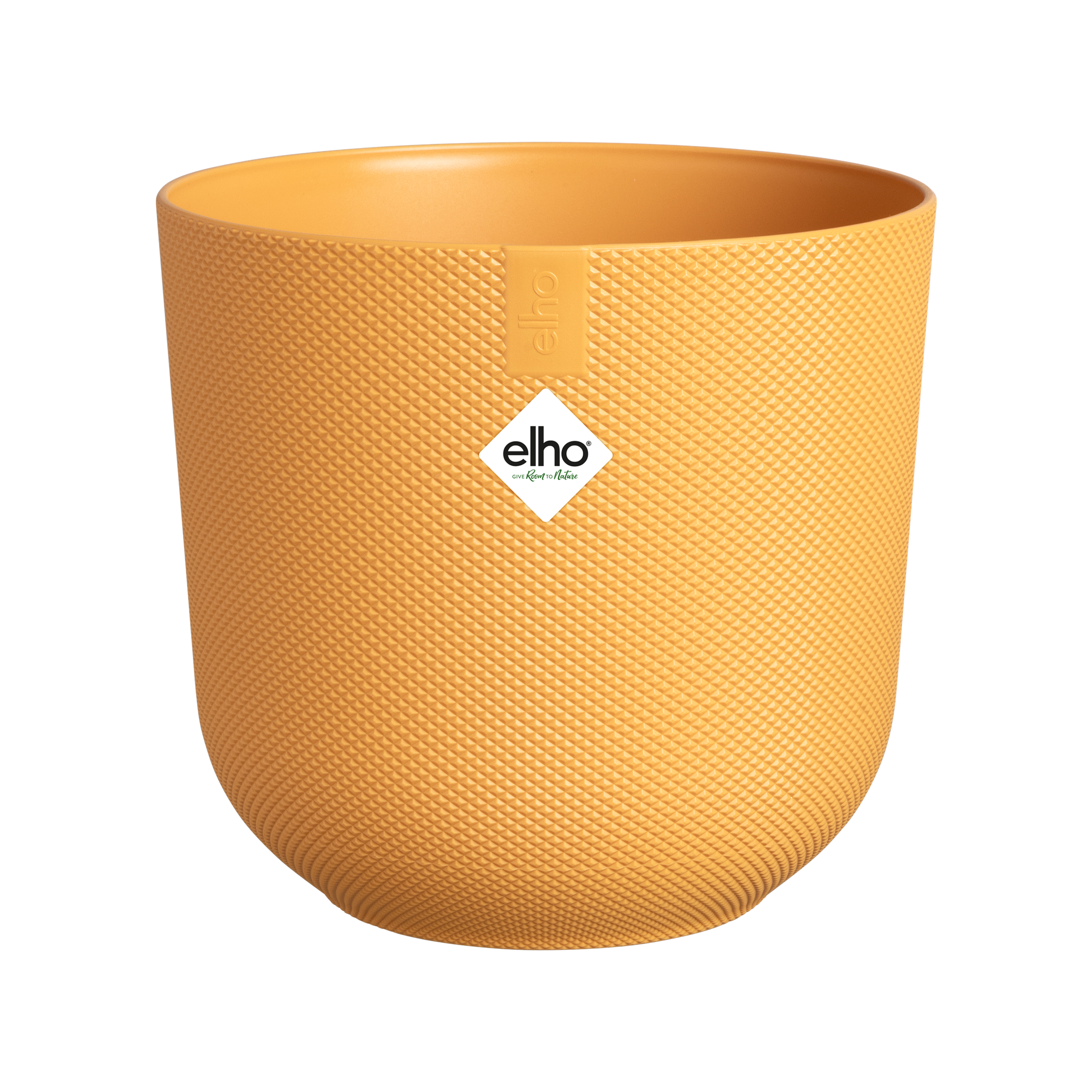Sierpot Elho Jazz Round amber yellow Ø14 x H13 cm