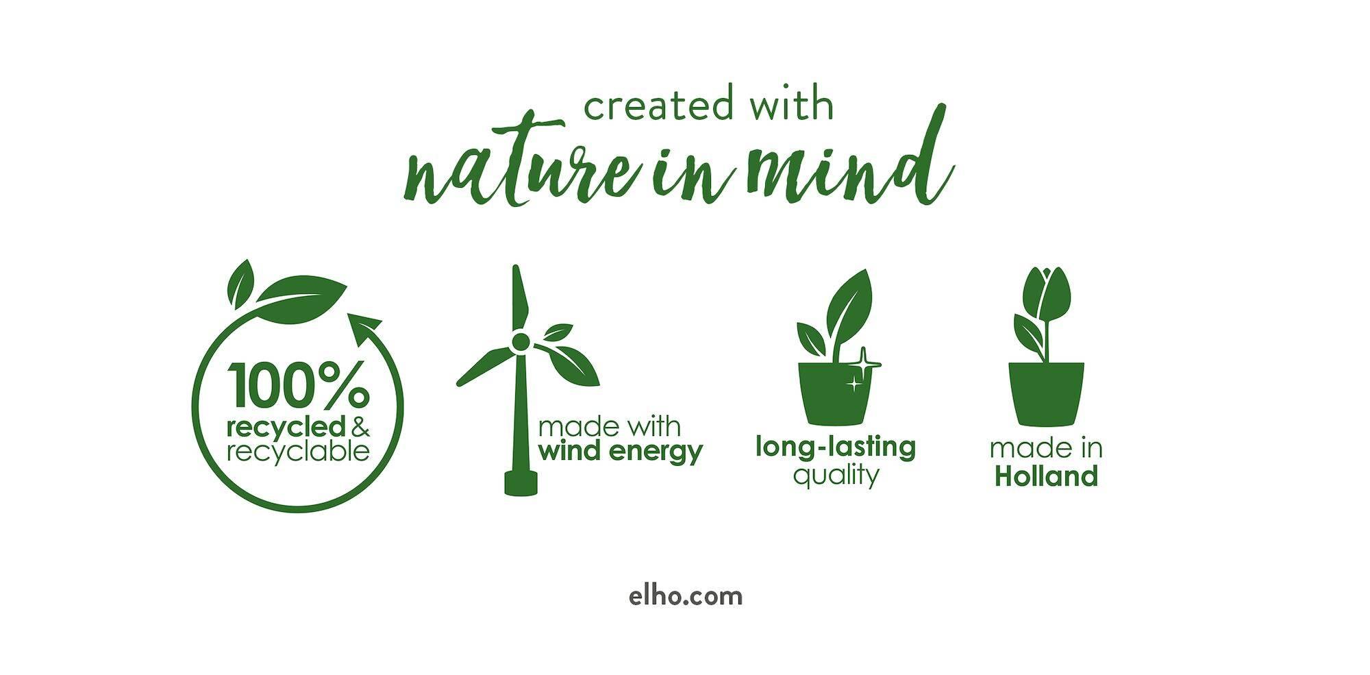 Pot elho Jazz Round white - D26 x H24