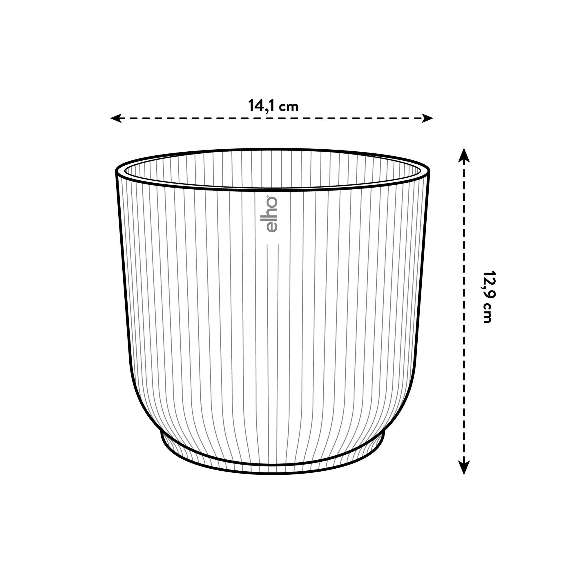 Sierpot elho Vibes Fold Round roze Ø14 x H13 cm