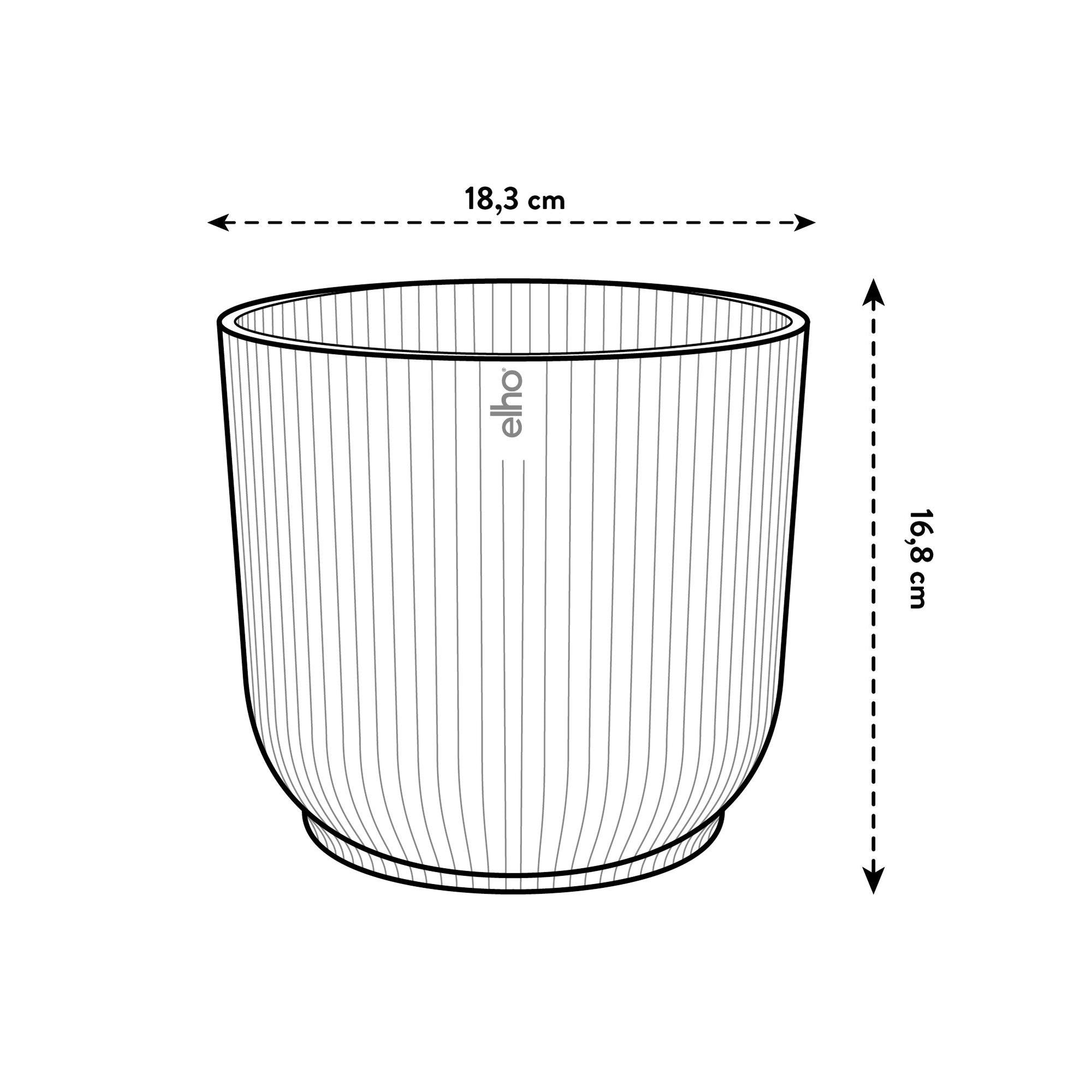 Sierpot elho Vibes Fold Round roze Ø18 x H17 cm