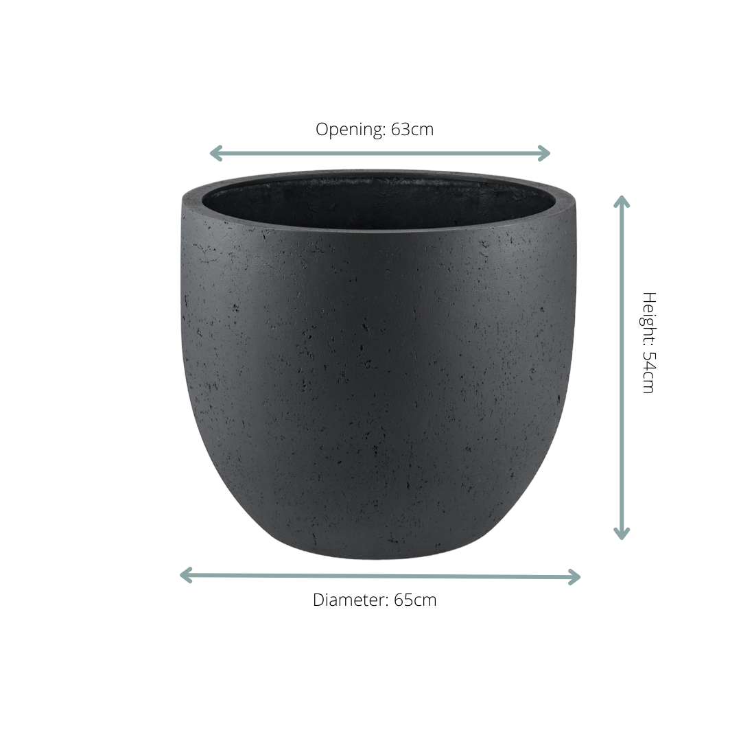 Sierpot Grigio new egg antraciet Ø65 x H54 cm