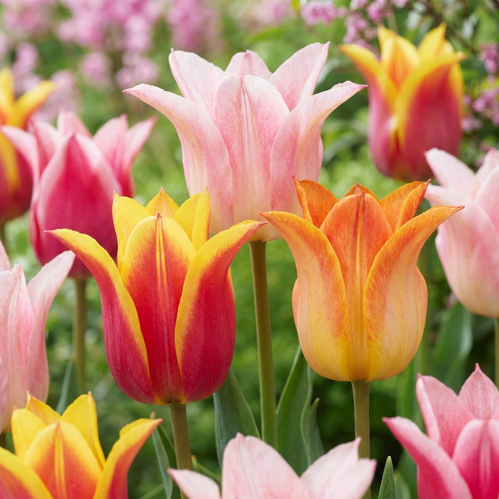 Tulip Bulbs Ballade Mix in flower
