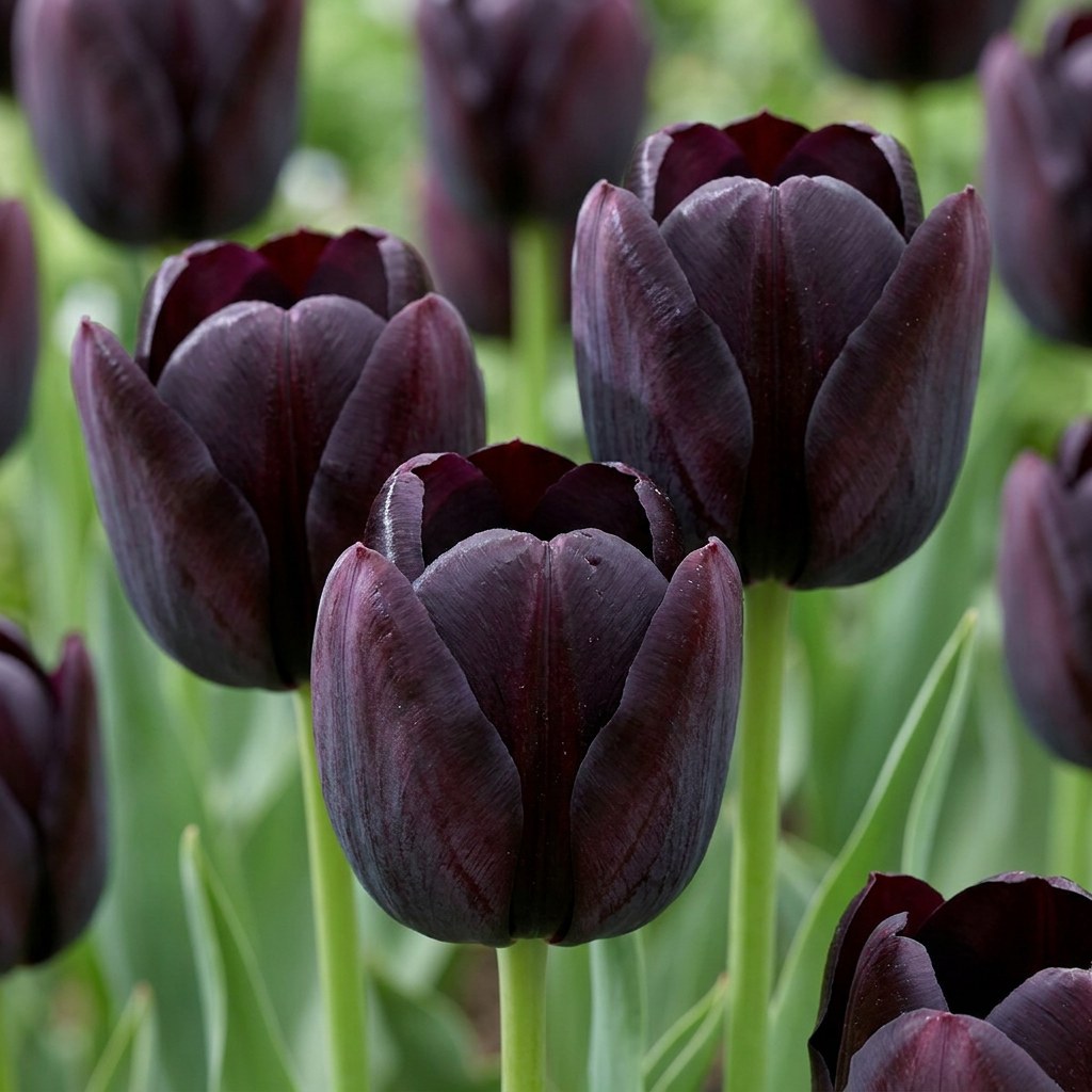 Tulip Bulbs Black in flower