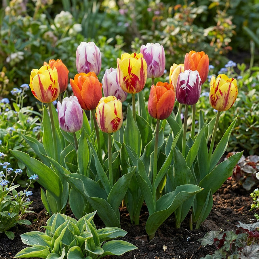 Bulbes de tulipes mélange Flaming Beauty (Tulipa)