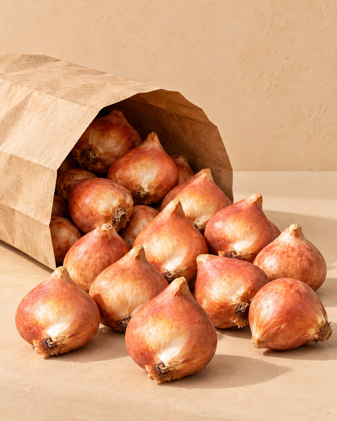 Bollen van tulpen pink-red