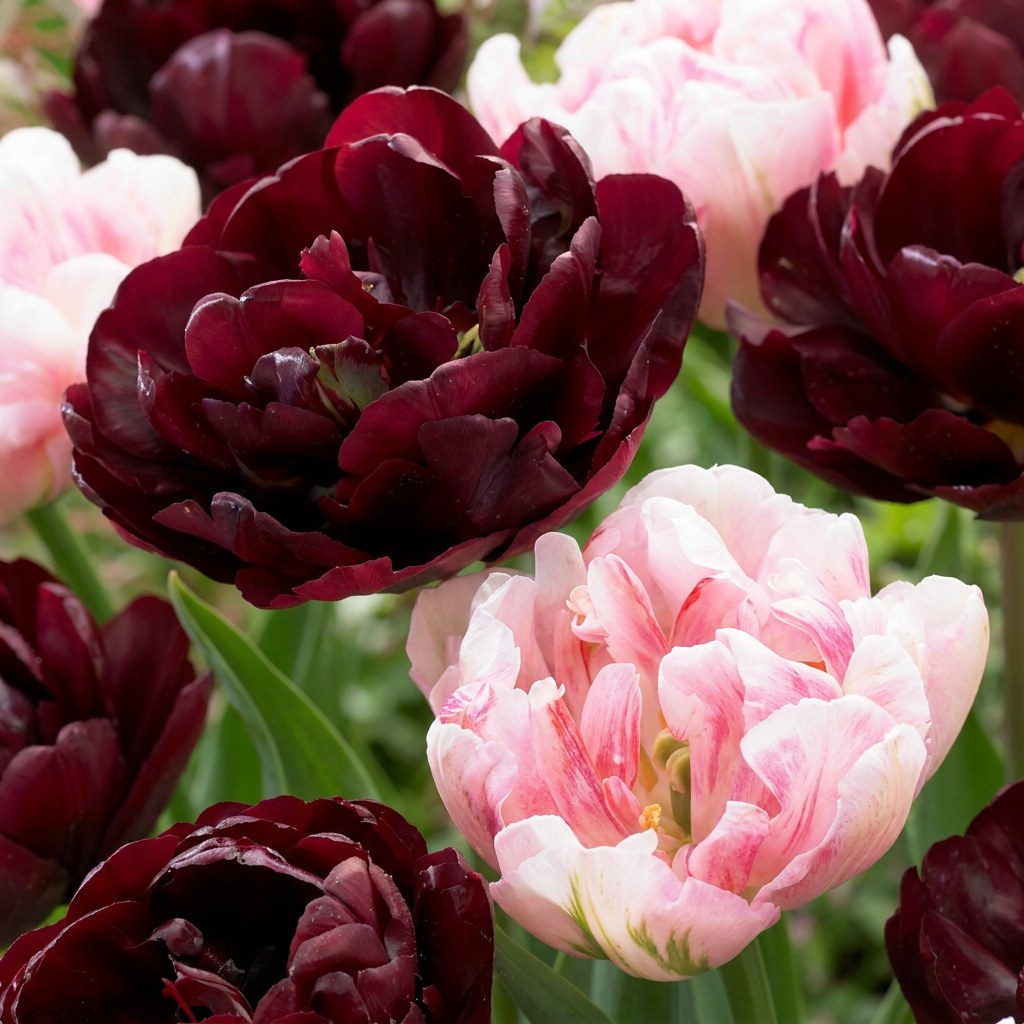 Tulip bulbs Sweet Desire mix in flower