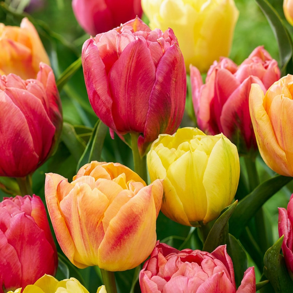 Tulpenzwiebeln Symbiosa Mix in Blüte
