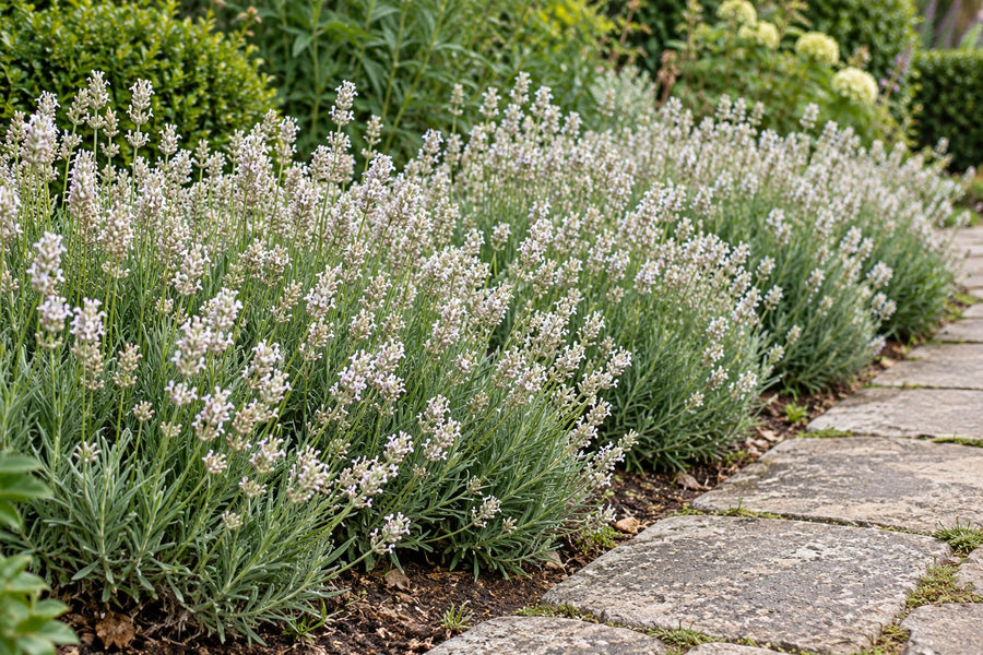 Lavanda bianca 'Edelweiss' (Lavandula x intermedia)